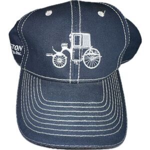 Wolfington body company, inc. Blue Strap Back Hat Made in USA One Size Fits Most